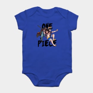 One Piece during Dressrosa Baby Bodysuit